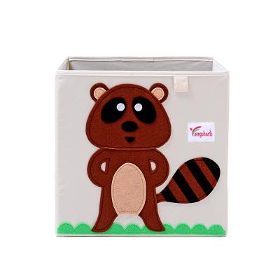 China Eco-Friendly Cloth Towels Wash Collapsible Toys Clothes Giant Kids Room Nursery Shoe Trophy Ornament Storage Box With Dividers for sale