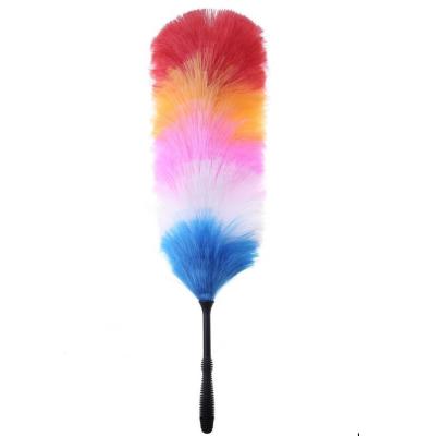 China Eco-friendly Home and Kitchen Houseware Microfiber Feather Duster Ostrich Ceiling Fan Cleaning Cloth for sale