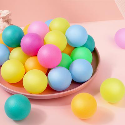 China Promotional Toy 1.6 Inch Cheap Seamless Numbered Balls Drawing Game Table Tennis Ball DIY Pong Balls Pet Buddies Sports for sale