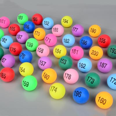 China Promotional Toy Amazon Multi-Color Plastic Replacement Bingo Balls For Bingo Games Amazon Balls For Bingo Numbered Balls for sale