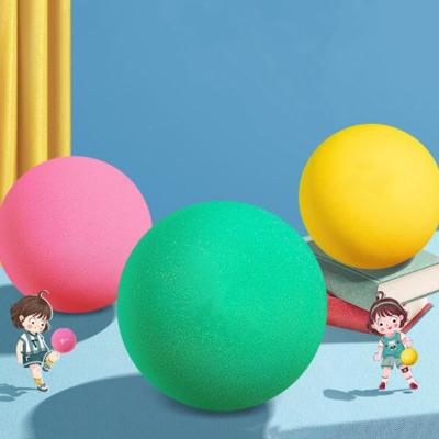 China Silent Indoor Throwing Ball Bouncy Kick Ball Quietly Slap Soft Elastic Indoor Playground Release Ball Kids Quiet Children Play Ball for sale