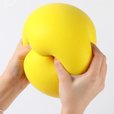 China Indoor Soft Elastic Release Playground Balls Kids Play Soft Foam Toss and Hook Kid Toy Game Children Throwing and Catching Ball for sale