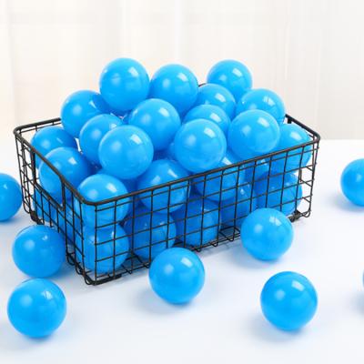 China Toy 8cm Mine Baby Play Tent Playground Balls Pool Inflatable Kids 8cm Blue Pit Balls for sale