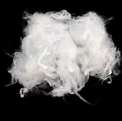 Chine Non couleur de blanc réutilisée par Siliconized de la fibre discontinue de polyesters 2D×51mm à vendre