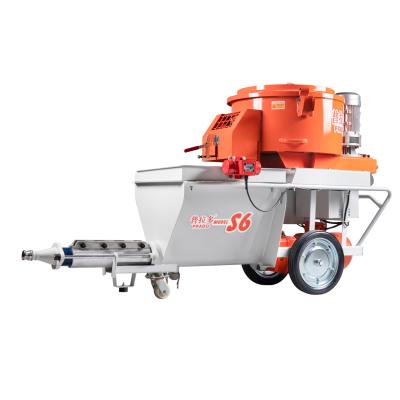 China Construction PTS6P Putty Machine Dry Mixed Gypsum Plaster Putty Mortar Spray Machine/Automatic Plastering Machine for sale