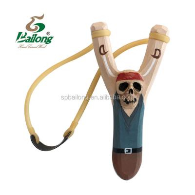 China All World Bailong Factory Price CE Slingshot Wood Carving Pirate Toy for sale