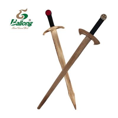 China Professional Wooden Factory Custom Logo Wooden Pirate Sword SINCE 1989 for sale