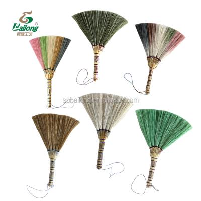 China Home Decor and Office Gift Raw Material Handmade Home Decorative Grass Broom for sale