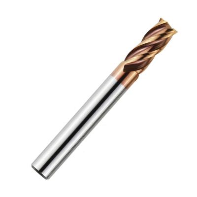 China CNC Process 4 Flute Solid tungsten Carbide Milling Cutter cnc End Mill for Stainless Steel for sale