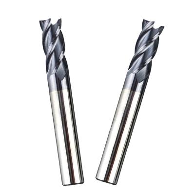 China CNC Process HRC 45 degree tungsten carbide soild  cnc milling cutter tool end mill for sale