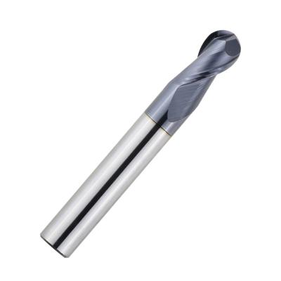 China CNC Process Ball Nose End Mill HRC 45 Round Spherical Ballnose Milling Cutter For Wood Machine for sale