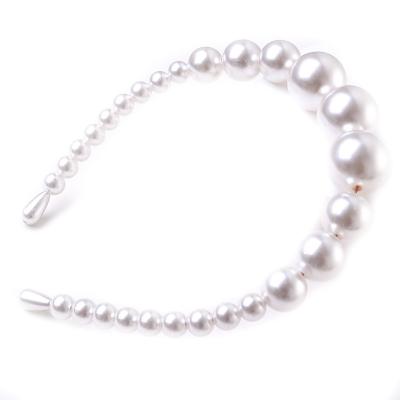 China Hot Selling Huge Vintage Genya Vintage Pearl Headbands Baroque Pearl Headbands Hair Accessories for sale