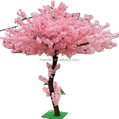 China decorative flowers & Artificial Cherry Blossom Trees Plant Trees Large Wedding Garden Garlands EN063 Sakura Indoor Outdoor Pink Arch Flowers For Sale for sale