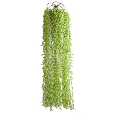 China Artificial Weeping Green Plants Wedding Home Decoration EN102 Real Touch Villow For Outdoor Hanging Vine for sale