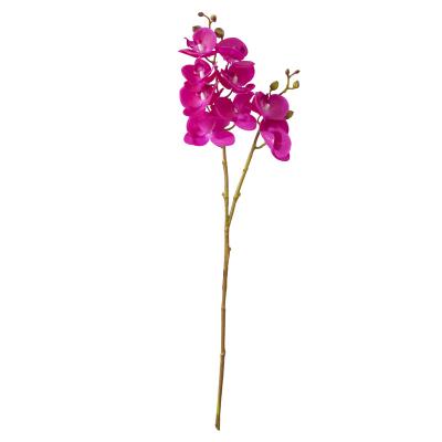 China EN096 latex and plastic wholesale silk orchid plants artificial flower bouquet for wedding decoration for sale