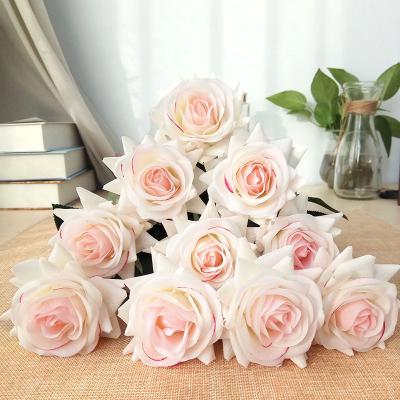 China Real Touch Rose Flowers Latex Coated Artificial Silk EN067 Decorative Flower Showroom Fake High Quality SILK Wedding Party Birthday for sale