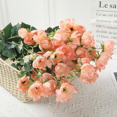 China decorative flowers & Braids 9 Heads Artificial Silk Anemone Flower Home Wedding Table Centerpiece Decoration Party Showroom Wholesale EN 040 for sale