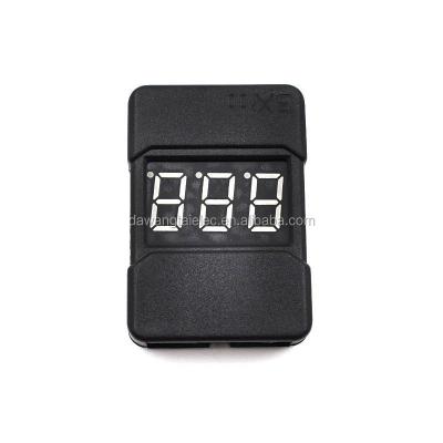 China 1-8S Lipo Battery Voltage Tester BX100 Low Voltage Buzzer Alarm Controller DW-0935 for sale