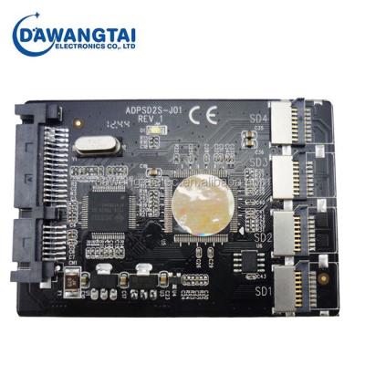 China Micro SD TF card to 22pin SATA adapter card 2.5