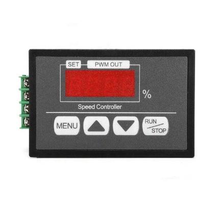 China 30A PWM 6-60V DC Controller Digital LED Module Motor Speed ​​Speed ​​Controller Switch 96mm*61mm*34mm for sale