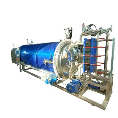 China Tin cans canned food high pressure autoclave retort sterilizer spray type machine for food production for sale