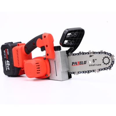 China 4/8/10/12 Inch Hand Battery 24V High Quality Cordless Mini Chainsaw for sale