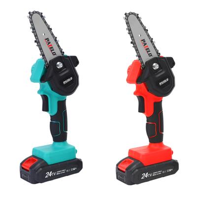 China Hand Anti-skid Cheap Cordless Mini Battery Chainsaw With 4 Inch Guide Bar for sale