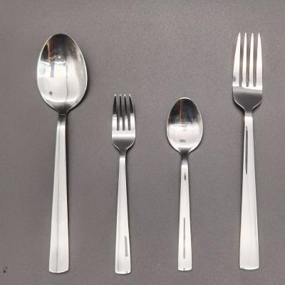 China Hot Selling Polishing Manufacturer Stainless Steel Cutlery Set Workable Two Piece Fork Spoon Set Hot Selling Series for sale