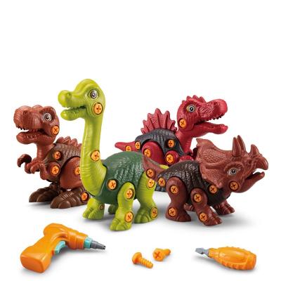 China Improve Child's Ability Manual Children Educational Plastic Toys Assembled Disassembly Simulation Animal Dinosaur Model Toy for sale