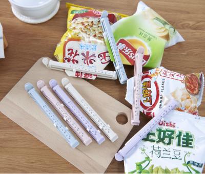 China New Design Sustainable Snack Bag Clips Sealing Sticks Plastic Clip Kitchen Food Bag Sealer Clip Sealer for sale