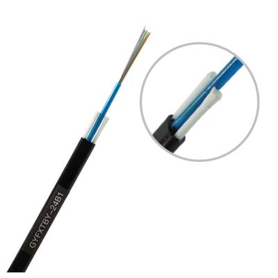 China Outdoor Aerial FTTH FTTB FTTX Network Aerial Flat ftth 12 Core 4 Core 12 Core ftth Fiber Optic Drop Cable with Messenger 657A 652D Fiber Optic Cable for sale