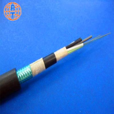 China Outdoror fiber optic cable gyfty63-8/24/12 cores factory single mode direct layer twisted fiber optic cable anti rat bite for sale