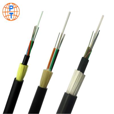 China Outdoror rodent proof gyfty63-24/8 cores non-metal rodent proof singlemode overhead cable for sale