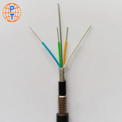 China Outdoor Single Mode Channels GYTA Fiber Optic Cable Manufacturers 12 Core 24 Core 48 Core for sale