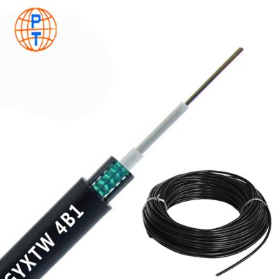 China Outdoor Aeria Produce 12 Core Gyxtw B 12 Core Outdoor Armored Single Mode Fiber Optic Cable G652D Gyxtw for sale