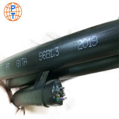 China 4 12 24 Core Outdoor Single Mode GYTA Fiber Optic Unshielded Outdoor Fiber Optic Cable / Communication Cable for sale