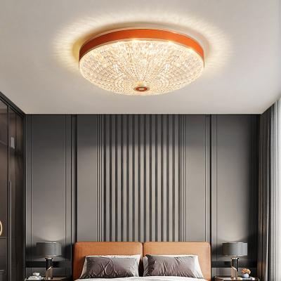 China Contemporary Outdoor Mounted Round Flush Mount Ceiling Lamp Indoor Lighting Luxury Modern With Remote Control For Bedroom Decoration for sale