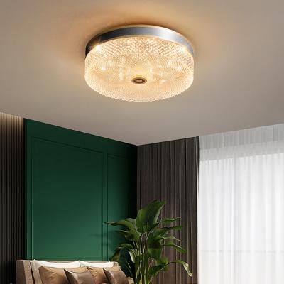 China Outdoor Mounted Postmodern European Classical Design Led Ceiling Lamp Decoration Bedroom Living Room Light Round Modern Ceiling Lamp for sale