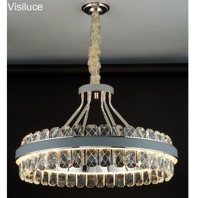 China Hot Selling Ring Modern K9 Crystal Modern Luxury Contemporary Chandeliers and Chandeliers of Living Room Pendant Decorative Bedroom Lights LED for sale