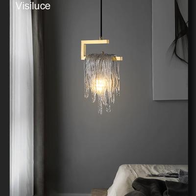 China Modern New Contemporary Style Nordic Indoor Design Modern Glass Led Pendant Lamp Light Fixture Home Decoration Pendant Light for sale