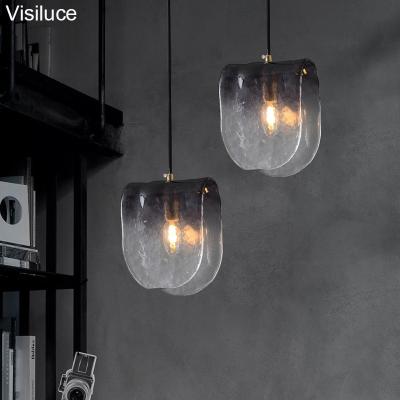 China Contemporary Hot Sale Nordic Modern Glass Pendant Lamp for Studio Cafe Restaurant Bedside Pendant Light for sale