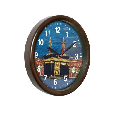 China FOLDER Islamic Muslim Azan Prayer Wall Clock Home Decoration Plastic Clock for sale