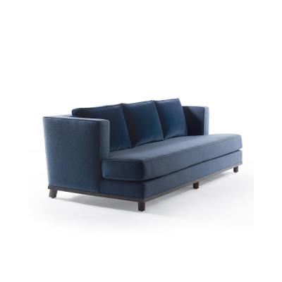 China Contemporary Design Hotel Furniture High Density Foam Paddington Three Seat L Shape Sectional Fabric Sofa For Hotel for sale