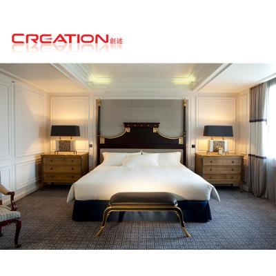 China PANEL Luxury Customer Made Hotel Furniture Set Hotel Guest Room Furniture Commercial Hotel Modern Luxury Classic 4-5 Star Wood ISO9001 for sale