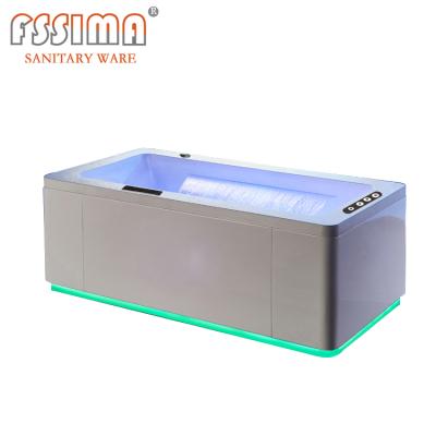 China Indoor Massage Person Hot Tub Top 1 Sell Most Popular Acrylic Whirlpool Bathtub For Adult High Quality Massage Corner Acrylic Bathtub for sale