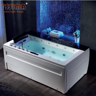 China Eco-freindly Good Quality Indoor Portable Massage Waterfall Freestanding Acrylic Bathtub for sale