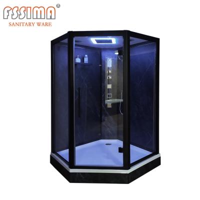 China Intelligent Computer Control System Steam Shower With Massage Steam Sauna Cabin Steam Shower Room Massage Steam Bath Tempered Glass Shower Box/Shower Cabin for sale