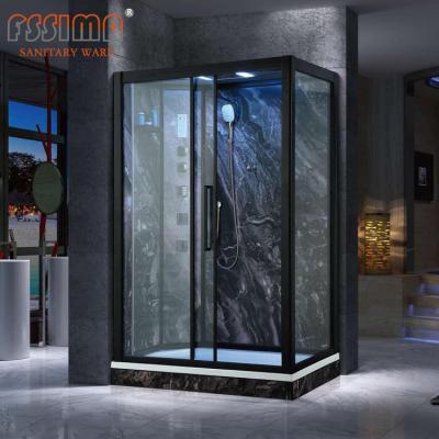 China Control System Intelligent Luxury Design Computer Steam Shower Room With Massage Function Massage Steam Bath Shower Enclosure for sale