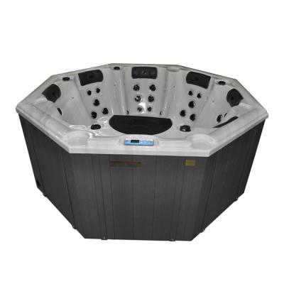 China High Quality Hydraulic Acrylic Fiberglass Designs Hot Tub Massage Spa Family Bath Spa Outdoor Surface Pool for sale