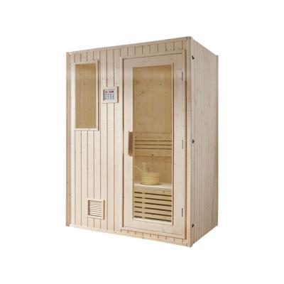 China Computer Control Panel New Arrive Free Steam Shower Sauna Room Home Wooden Infrared Steam Sauna Room Home Use Dry Steam Bath for sale